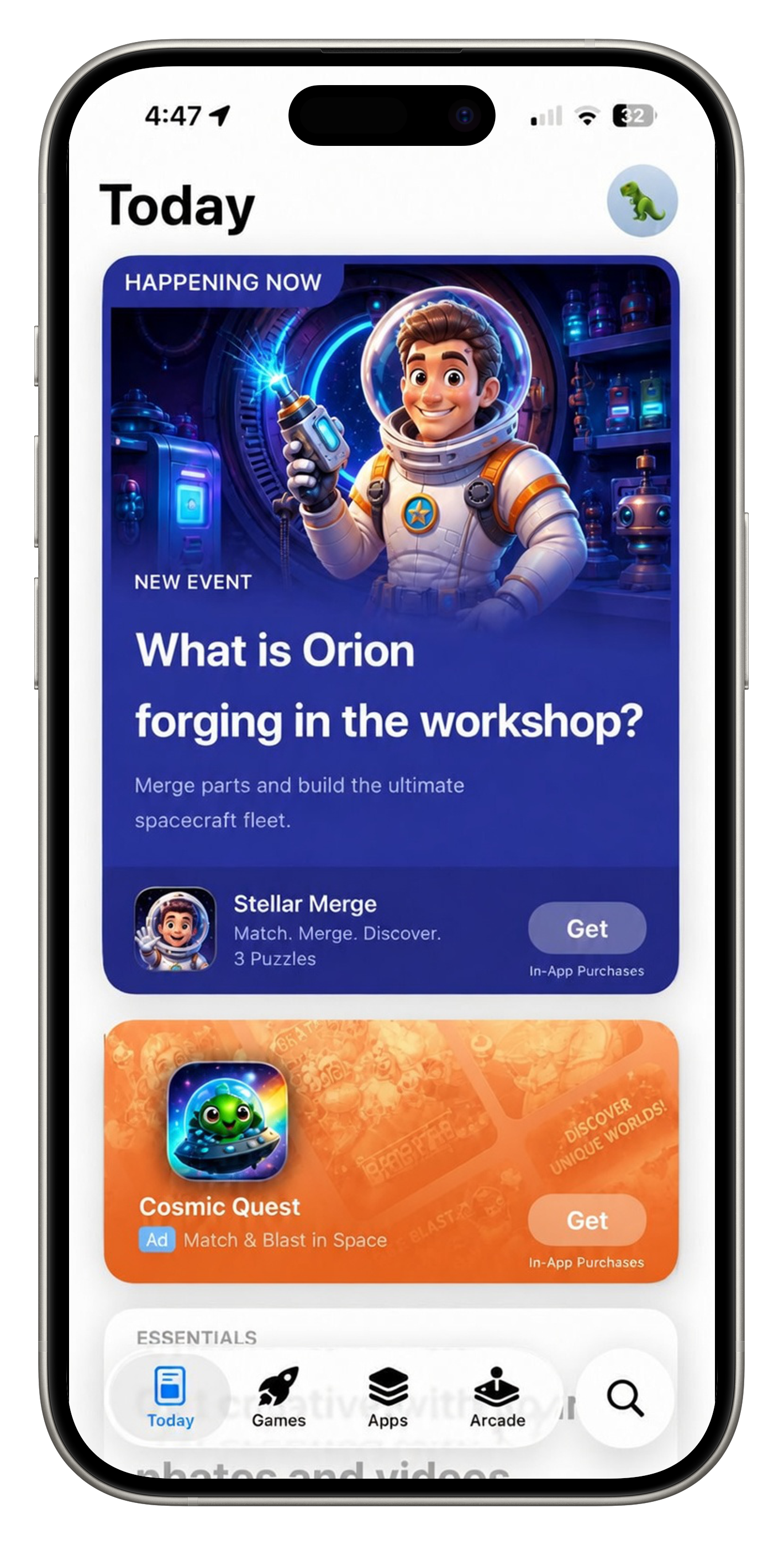 Stellar Merge in-app event